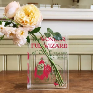 The Wonderful Wizard of Oz Acrylic Book Vase - Image 4