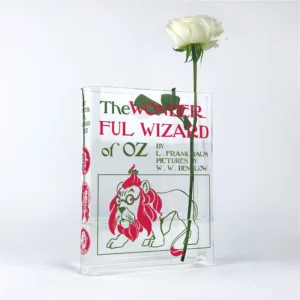 The Wonderful Wizard of Oz Acrylic Book Vase - Image 2