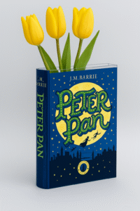 Peter Pan by J. M. Barrie  - Book Flower Vase – Image 2