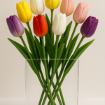 Mixed Colour Faux Tulips for Vases -10pcs