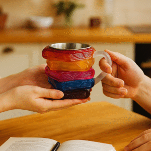 FantasyVase - Stacked Stories Mug - Image 4
